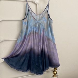 NWOT Free People Intimately Slipover Multi-Pastels Very Pretty SZ XS